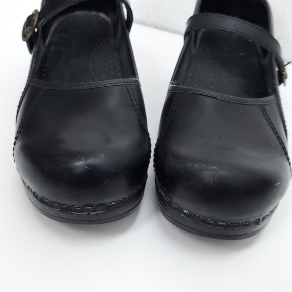 SANITA Leather Mary Jane Professional Clogs - Picture 4 of 16